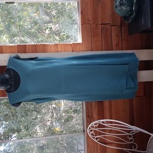 St. John Sleeveless Wool Blend Dress